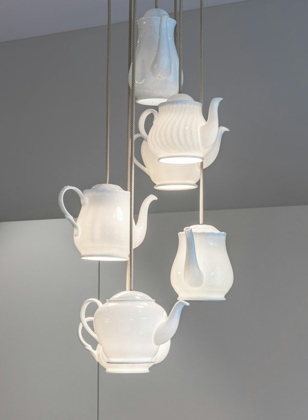 Suspension artisanale en céramique : élégance faite main
